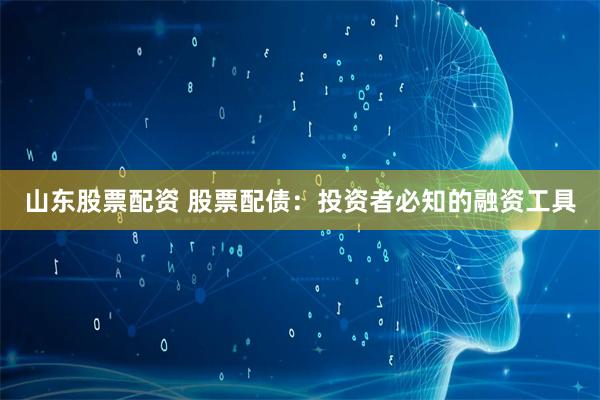 山东股票配资 股票配债：投资者必知的融资工具