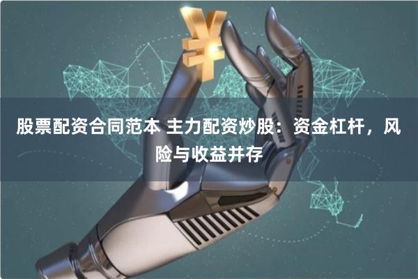 股票配资合同范本 主力配资炒股：资金杠杆，风险与收益并存